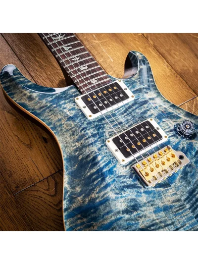 Електрогітара PRS Custom 24 10 Top (Faded Whale Blue) #0353991