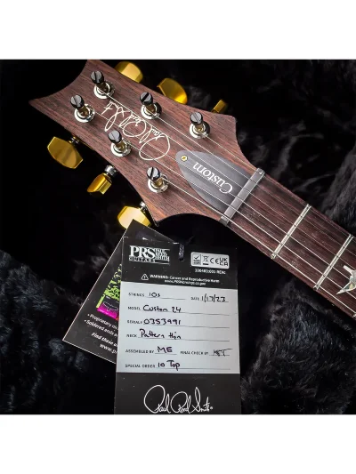 Електрогітара PRS Custom 24 10 Top (Faded Whale Blue) #0353991