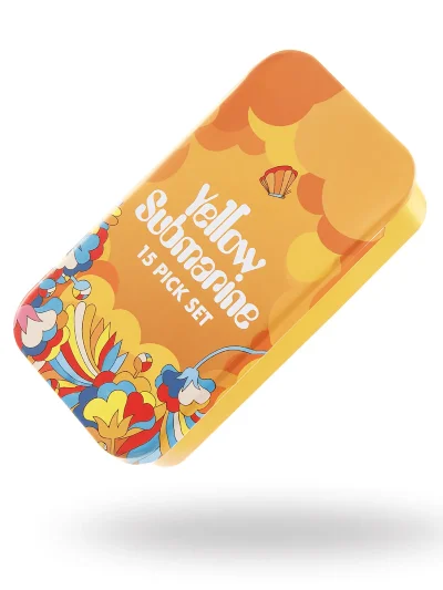 Набір медіаторів D'Addario 1CWH4-11B1 Yellow Submarine 55th Anniversary - Primrose Prairie