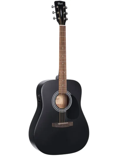 Електро-акустична гітара Cort AD810E (Black Satin)