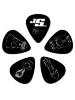 Набір медіаторів D'Addario 1CBK6-10JS Joe Satriani Signature Black (Heavy Gauge)