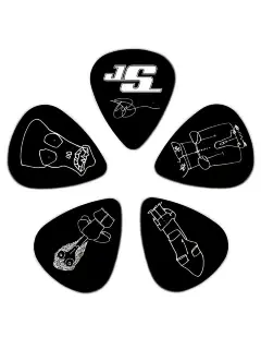 D'Addario 1CBK6-10JS Joe Satriani Signature Black (Heavy Gauge)