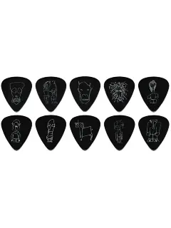 D'Addario 1CBK6-10JS Joe Satriani Signature Black (Heavy Gauge)