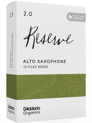 D'Addario ODJR1020 Organic Reserve - Alto Sax #2.0 - 10 Box