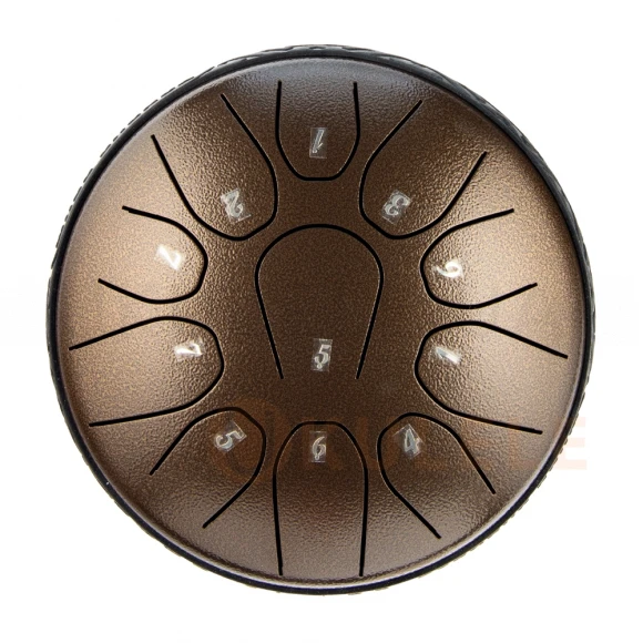 Глюкофон Hluru TOX11-6 Bronze 6" (15см) 11 нот Tongue Drum 304 Stainless Steel