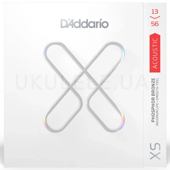 Струны D'Addario XSAPB1356 XS Phosphor Bronze Medium 13-56