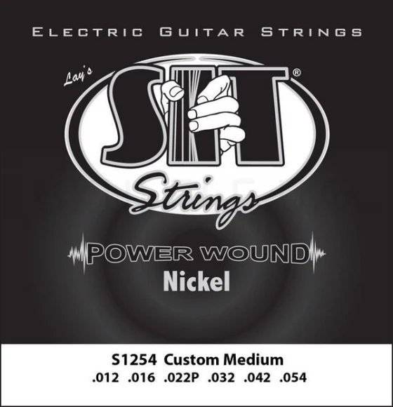 Струни SIT S1254 Medium Light Power Wound Nickel 12/54