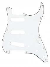 Dimarzio FG2108W 3-Ply Pickguard For Stratocaster (White) Dimarzio FG2108W 3-Ply Pickguard For Stratocaster (White)