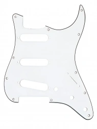 Dimarzio FG2108W 3-Ply Pickguard For Stratocaster (White) Dimarzio FG2108W 3-Ply Pickguard For Stratocaster (White)