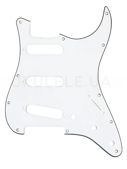 Пикгард Dimarzio FG2108W 3-Ply Pickguard For Stratocaster (White)