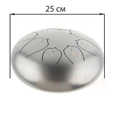 Глюкофон Hluru THL8-10 Meteorite 10" (25см) 8 нот Tongue Drum Carbon Steel (Уцінка)