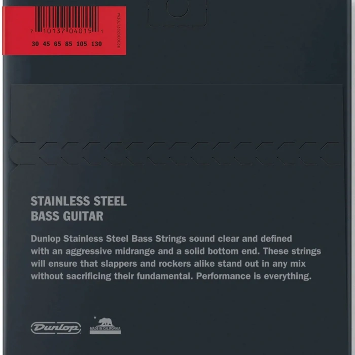 Dunlop DBS30130 Stainless Steel Bass 6-String 30-130