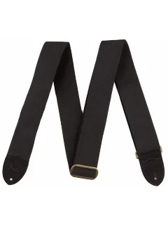 FEnder Strap 2" Cotton BK Oval Logo Strap