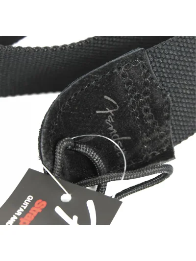 Ремінь для гітари FEnder Strap 2" Cotton BK Oval Logo Strap