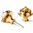 Dunlop SLS1034G Straplok Strap Retainers Dual Design 24KT Gold