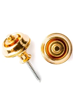 Dunlop SLS1034G Straplok Strap Retainers Dual Design 24KT Gold