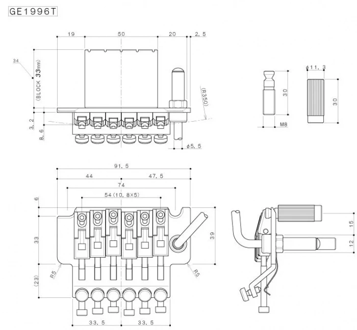 Тремоло Тремоло Gotoh GE1996T (33) CK