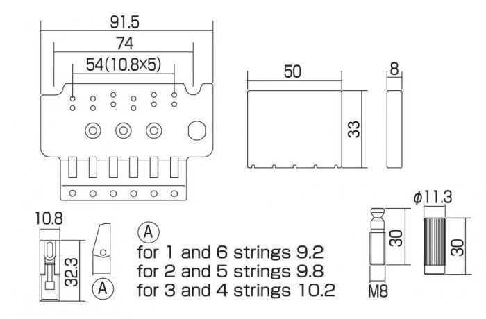 Тремоло Тремоло Gotoh GE1996T (33) CK