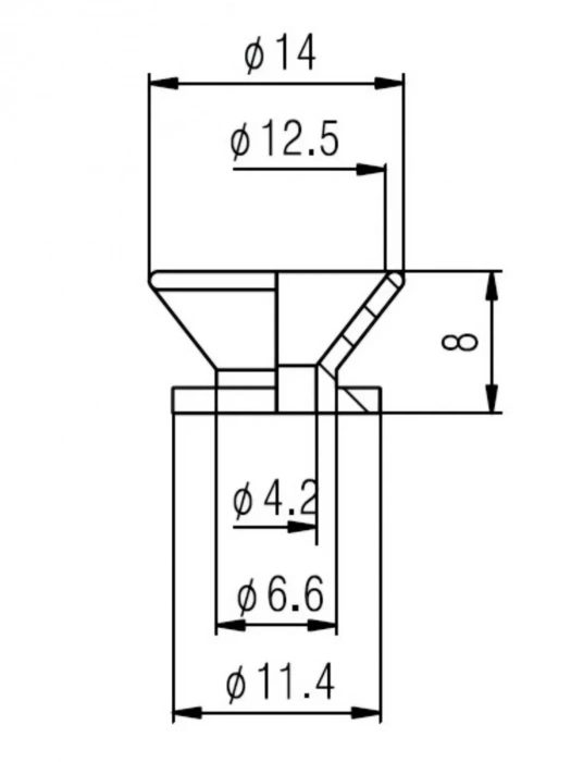 Paxphil HE005 Strap Pin (Chrome)