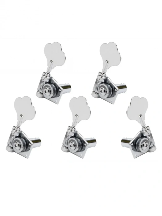 Кілки Кілки Graph Tech PRB-5411-C0 Bass Ratio 4 + 1 Open Back Chrome