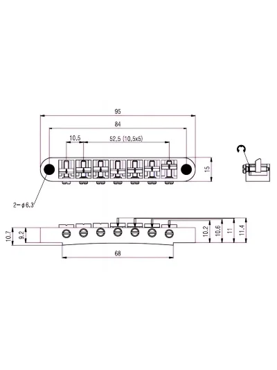 Бридж Paxphil BM007 (Chrome)