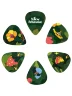 Набір медіаторів D'Addario 1CWH4-11B2 Yellow Submarine 55TH Anniversary - Pepperland Woods