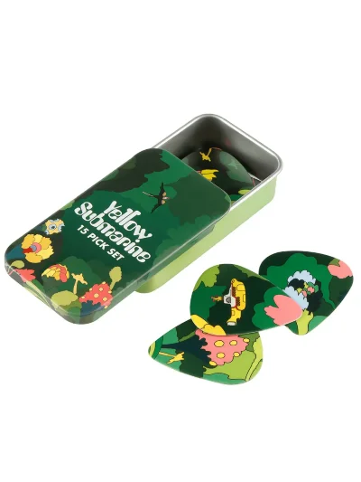 Набір медіаторів D'Addario 1CWH4-11B2 Yellow Submarine 55TH Anniversary - Pepperland Woods