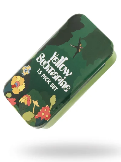 Набір медіаторів D'Addario 1CWH4-11B2 Yellow Submarine 55TH Anniversary - Pepperland Woods