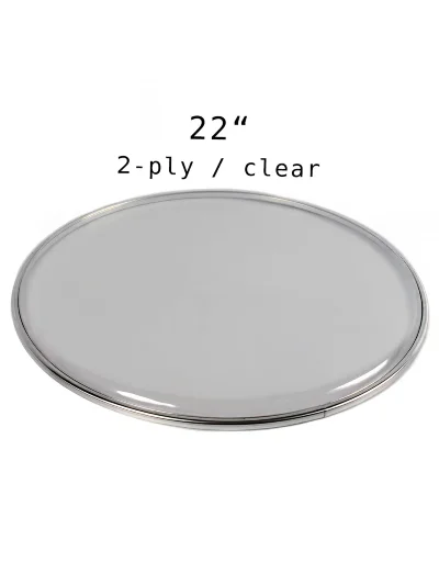 Пластик для барабанів Overtone 22'' DH22DC Clear 2-ply