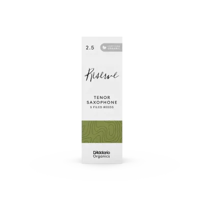 Тростина D'Addario Organic Reserve - Tenor Sax #2.5 - 5 Pack