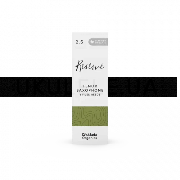 Тростина D'Addario Organic Reserve - Tenor Sax #2.5 - 5 Pack