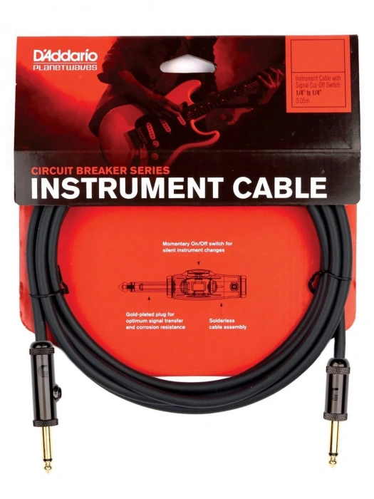 Кабель Кабель D'Addario PW-AG-20 Curcuit Breaker Momentary Mute (6m)