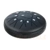 Глюкофон Hluru TOX11-6 Charcoal 6" (15см) 11 нот Tongue Drum 304 Stainless Steel