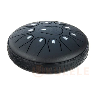 Hluru TOX11-6 Charcoal 6" (15см) 11 нот Tongue Drum 304 Stainless Steel