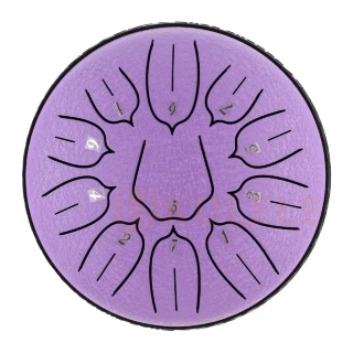 Hluru Huashu TSL11-6 Lavander 6" (15см) 11 нот Tongue Drum Carbon Steel