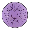 Глюкофон Hluru Huashu TSL11-6 Lavander 6" (15см) 11 нот Tongue Drum Carbon Steel