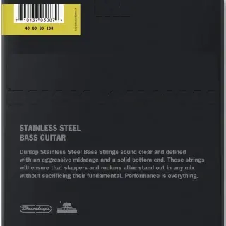 Dunlop DBS40100 Stainless Steel Light 40-100