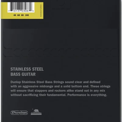 Струни Dunlop DBS40100 Stainless Steel Light 40-100
