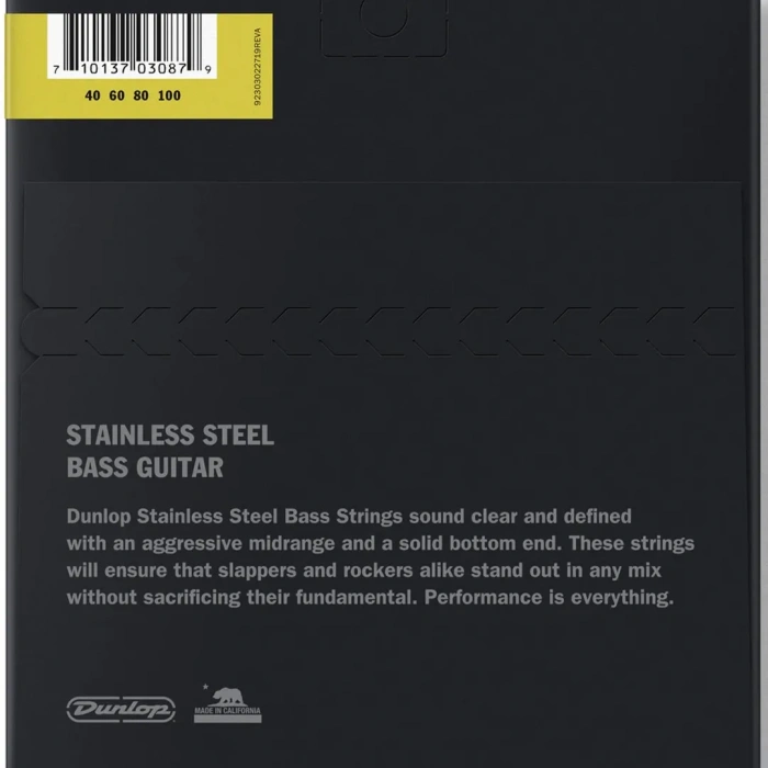 Dunlop DBS40100 Stainless Steel Light 40-100