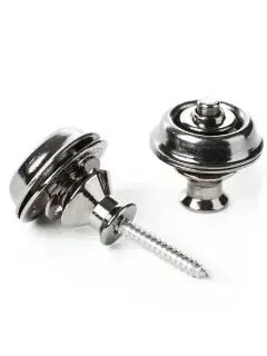 Dunlop SLS1036BN Straplok Strap Retainers Dual Design Black Nickel