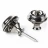 Dunlop SLS1036BN Straplok Strap Retainers Dual Design Black Nickel