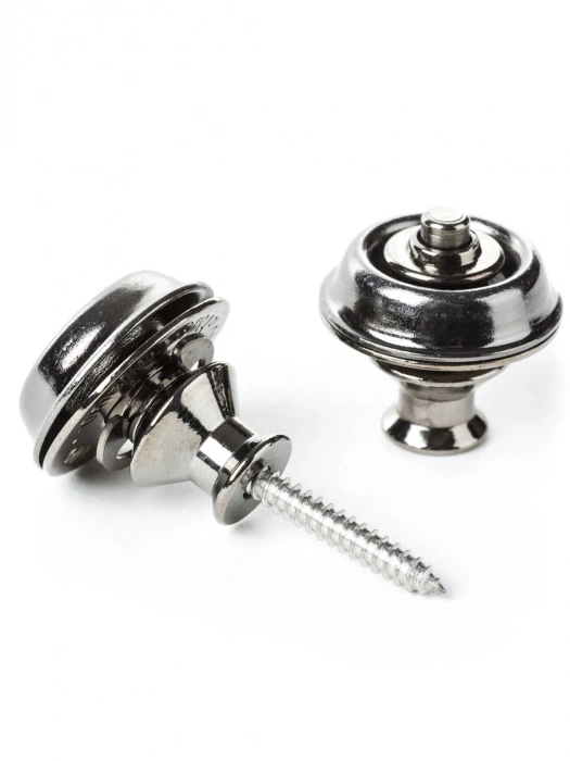 Стреплок Стреплок Dunlop SLS1036BN Straplok Strap Retainers Dual Design Black Nickel