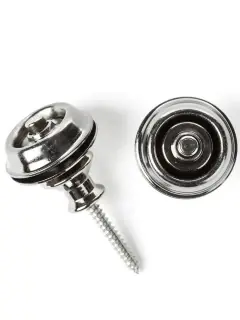 Dunlop SLS1036BN Straplok Strap Retainers Dual Design Black Nickel