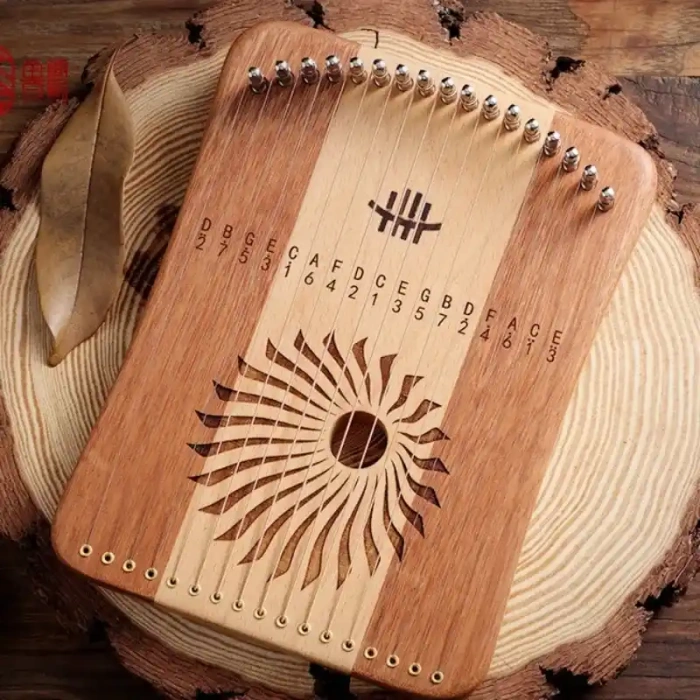 ЛІра ЛІра Hluru Kalyre 17 strings Maple＆Zambian Padauk