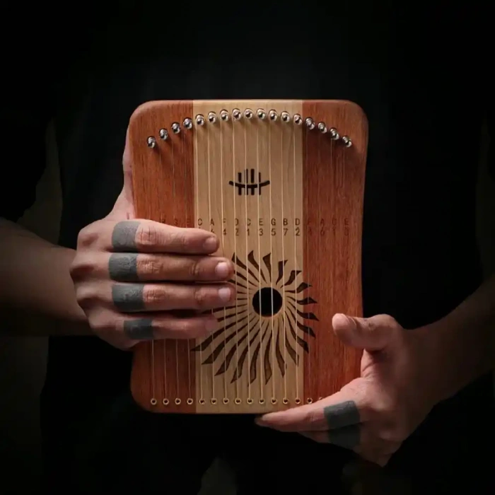 ЛІра ЛІра Hluru Kalyre 17 strings Maple＆Zambian Padauk