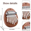Калімба Overtone Mini Kalimba 8 Keys Sapele Egg