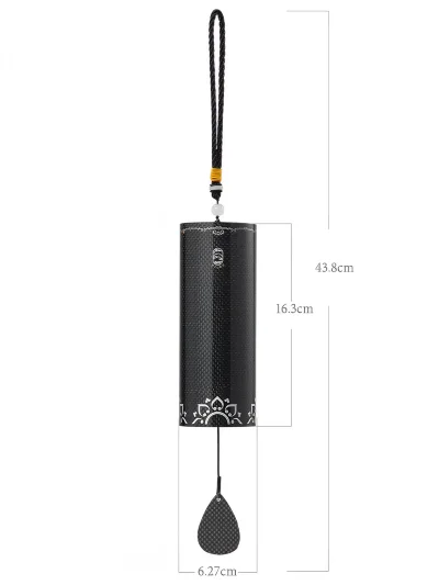 Hluru Fall Carbon Fiber 8 Notes Wind Chime CF Fal 8-3