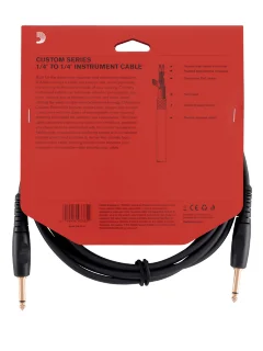 D'Addario PW-G-10 Custom Series Instrument Cable (3m)