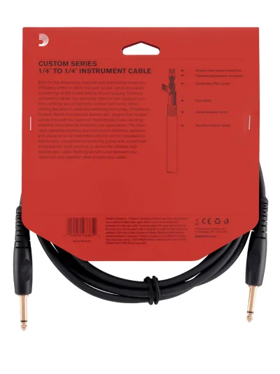 Інструментальний кабель D'Addario PW-G-10 Custom Series Instrument Cable (3m)