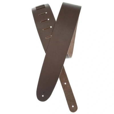 D&#039;Addario 25BL01 Basic Leather Guitar Strap (Brown)